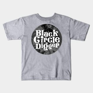 Black Circle Digger Kids T-Shirt